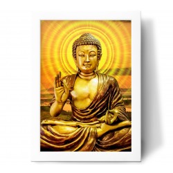 Bild Buddha im Bildrahmen...